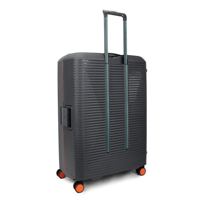 Decent 'Smart' Large Trolley - Antraciet/Oranje 77x54,5x31,5cm