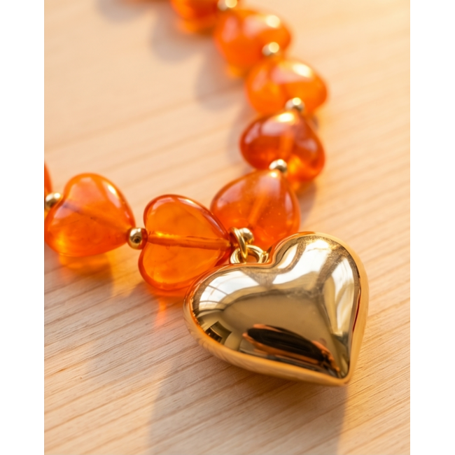 'Puffy Heart' Oranje