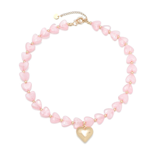 'Puffy Heart' Lichtroze