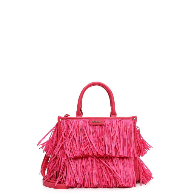 Emily & Noah 'Josephina' Hand/Schoudertas met Franjes - Roze