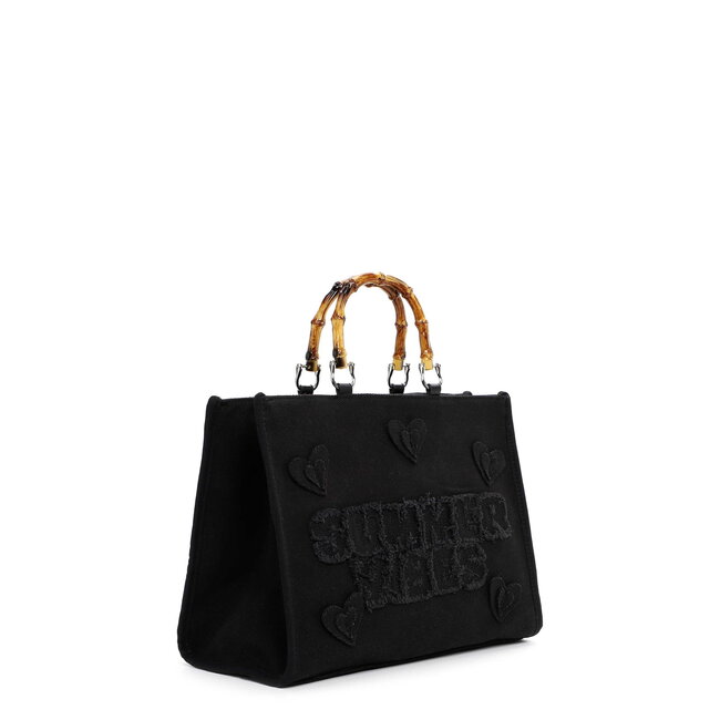 Emily & Noah  Hand/Schoudertas 'Joelle' - Zwart