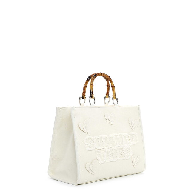 Emily & Noah  Hand/Schoudertas 'Joelle' - Ecru