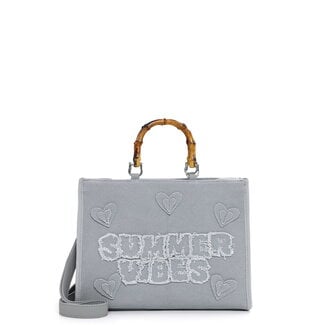 Emily & Noah Hand/Schoudertas 'Joelle' - Licht Blauw