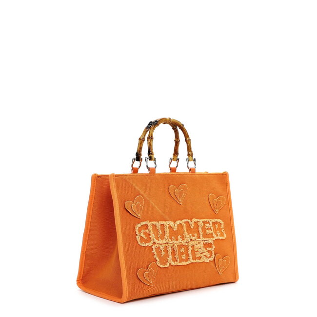 Emily & Noah  Hand/Schoudertas 'Joelle' - Oranje