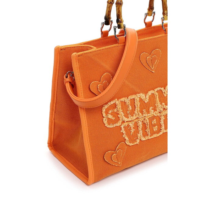 Emily & Noah  Hand/Schoudertas 'Joelle' - Oranje