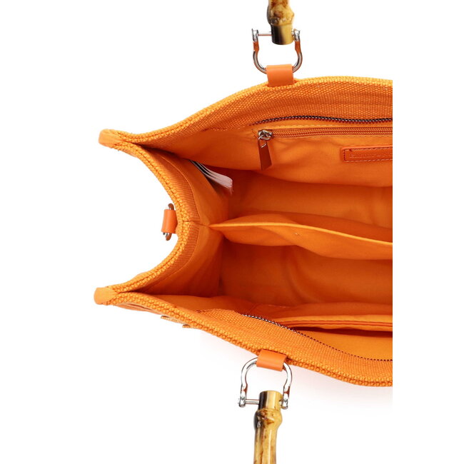 Emily & Noah  Hand/Schoudertas 'Joelle' - Oranje
