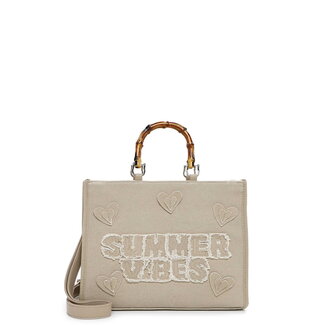 Emily & Noah Hand/Schoudertas 'Joelle' - Taupe