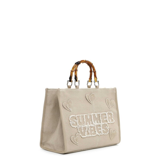 Emily & Noah  Hand/Schoudertas 'Joelle' - Taupe