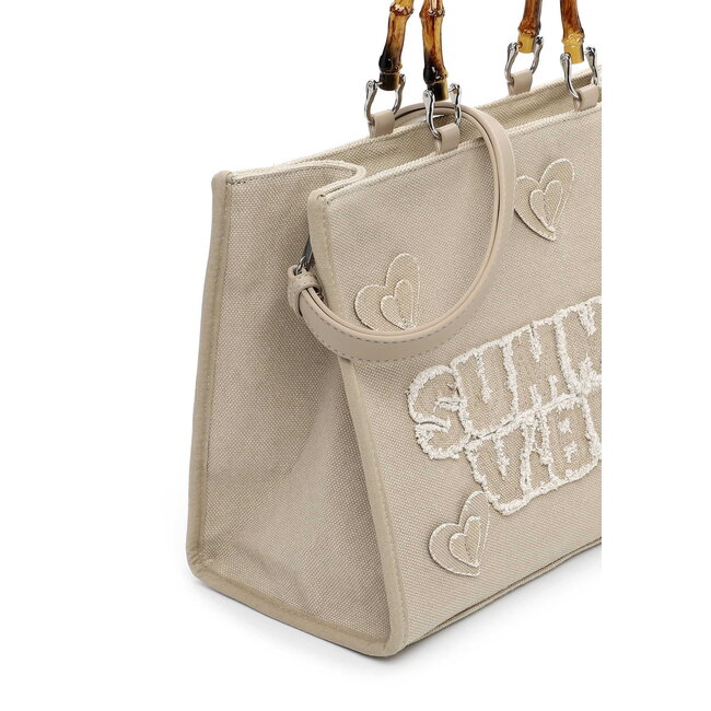 Emily & Noah  Hand/Schoudertas 'Joelle' - Taupe