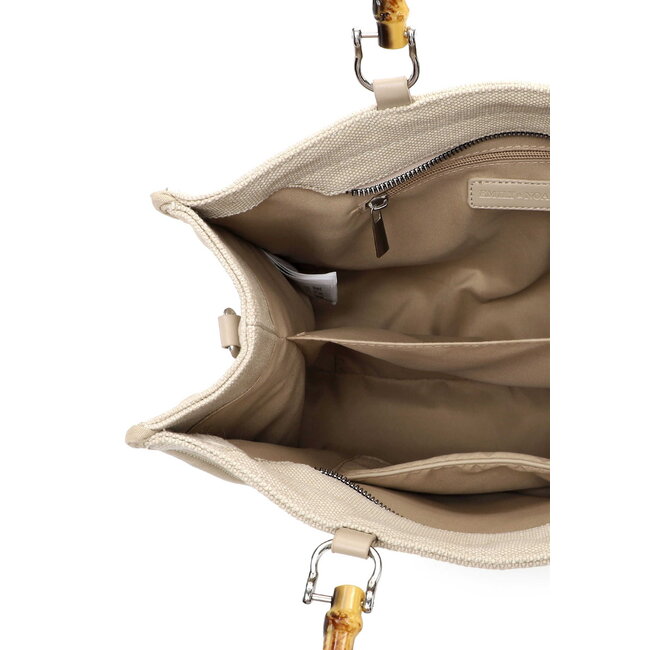 Emily & Noah  Hand/Schoudertas 'Joelle' - Taupe