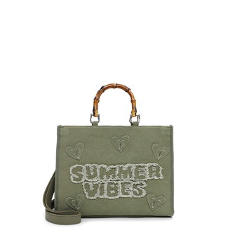 Emily & Noah Hand/Schoudertas 'Joelle' - Kaki