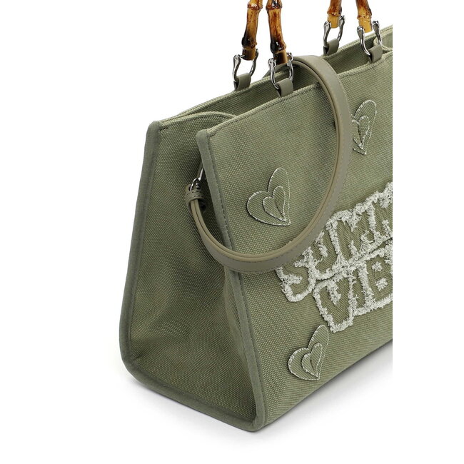 Emily & Noah  Hand/Schoudertas 'Joelle' - Kaki