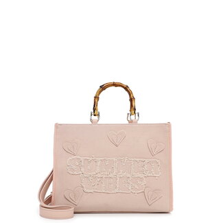 Emily & Noah Hand/Schoudertas 'Joelle' - Licht Roze