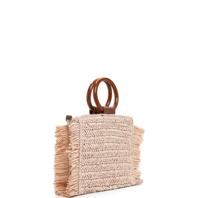 Emily & Noah Rue 09 Hand/Schoudertas van Papier - Licht Roze