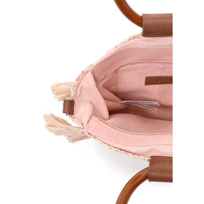 Emily & Noah Rue 09 Hand/Schoudertas van Papier - Licht Roze