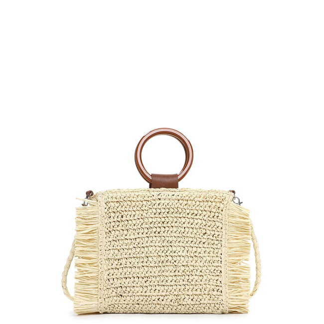 Emily & Noah Rue 09 Hand/Schoudertas van Papier - Beige