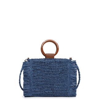 Emily & Noah Rue 09 Hand/Schoudertas van Papier - Blauw