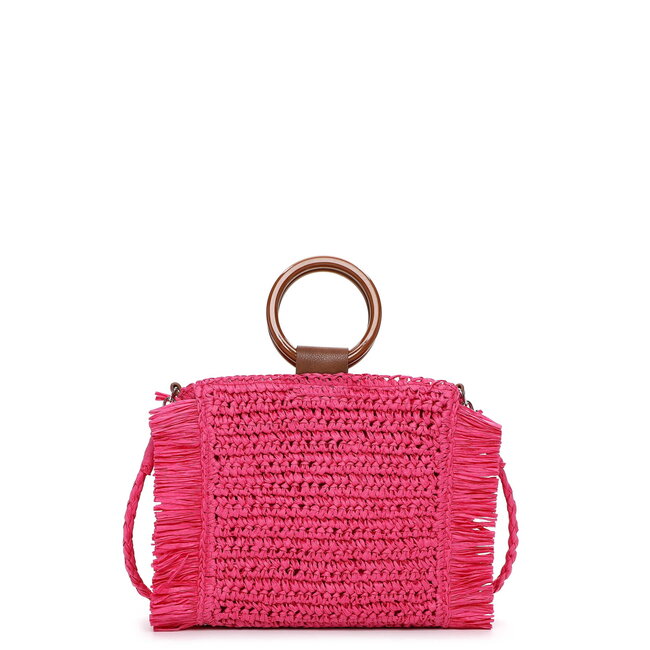 Emily & Noah Rue 09 Hand/Schoudertas van Papier - Roze