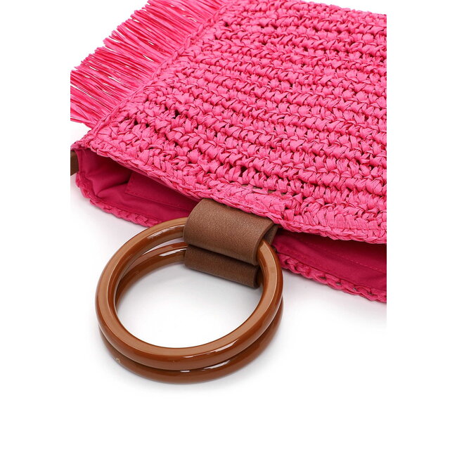 Emily & Noah Rue 09 Hand/Schoudertas van Papier - Roze