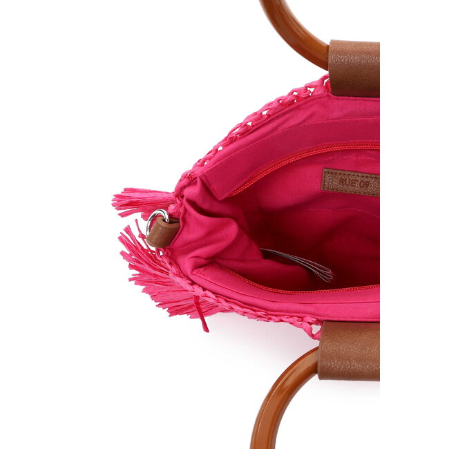 Emily & Noah Rue 09 Hand/Schoudertas van Papier - Roze