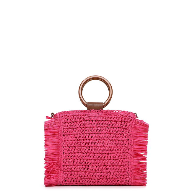 Emily & Noah Rue 09 Hand/Schoudertas van Papier - Roze