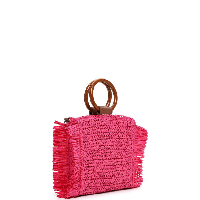 Emily & Noah Rue 09 Hand/Schoudertas van Papier - Roze