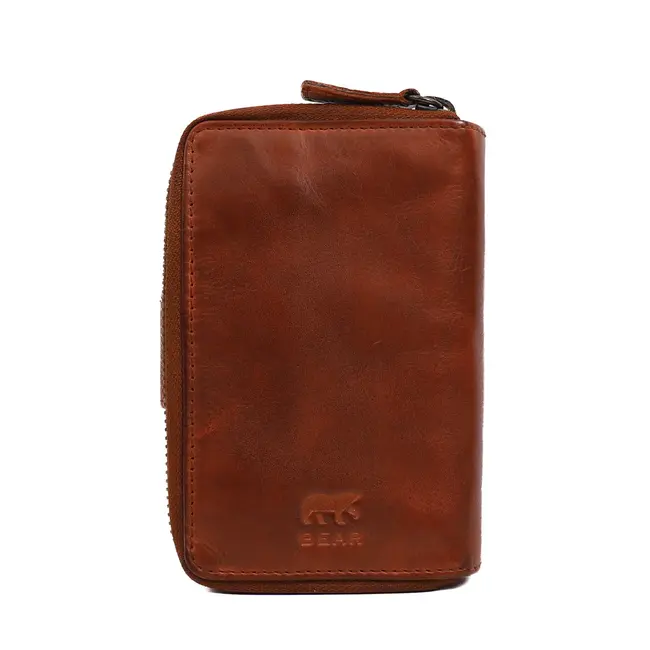 Bear Design Damesportemonnee 'Loet' Cognac