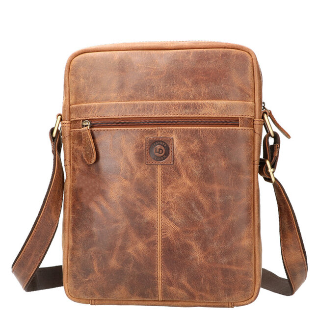 Leather Design 'Hans' XL Leren Herentas / iPad Pro Tas - Hunter Leer