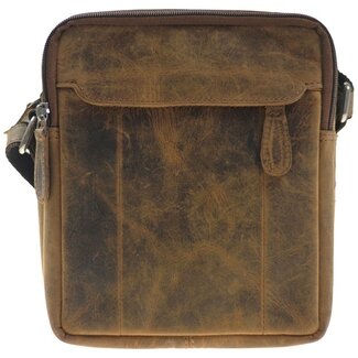 Leather Design 'Roel' Medium Leren Herentas - Hunter Leer