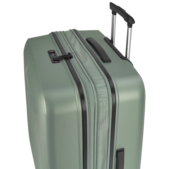 Gabol 'Brooklyn' Medium Trolley Expandable - Groen 65x45x27cm