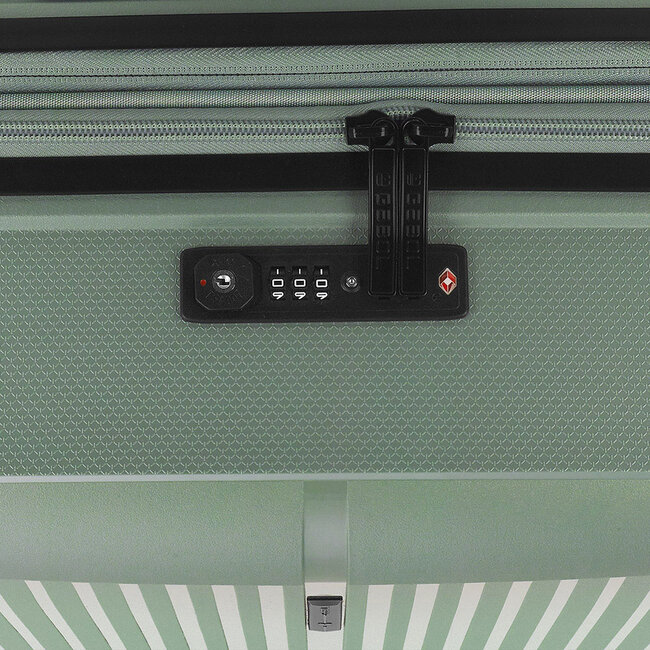 Gabol 'Brooklyn' Medium Trolley Expandable - Groen 65x45x27cm