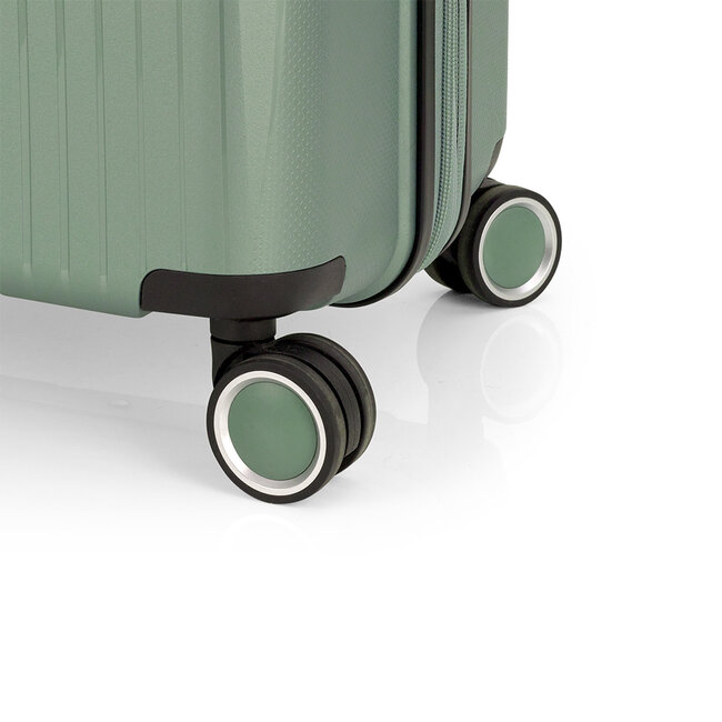 Gabol 'Brooklyn' Medium Trolley Expandable - Groen 65x45x27cm