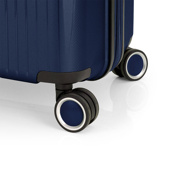 Gabol 'Brooklyn' Medium Trolley Expandable - Navy 65x45x27cm