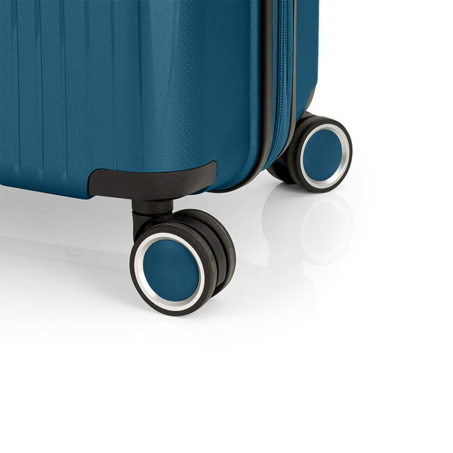 Gabol 'Brooklyn' Medium Trolley Expandable - Donker Turqoise 65x45x27cm