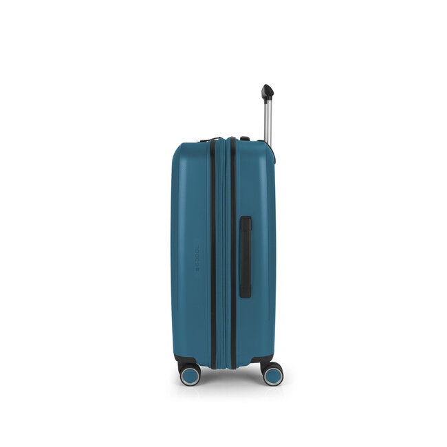 Gabol 'Brooklyn' Medium Trolley Expandable - Donker Turqoise 65x45x27cm