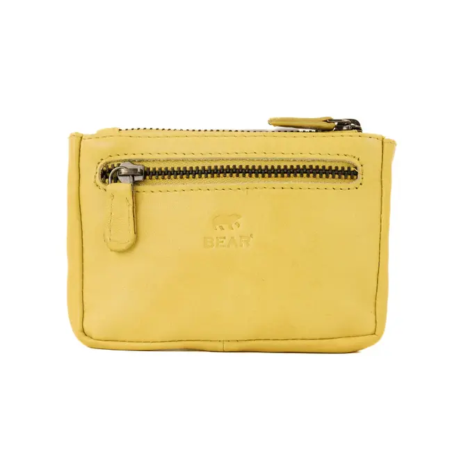 Bear Design Sleuteletui 'Lyla' Butter Yellow