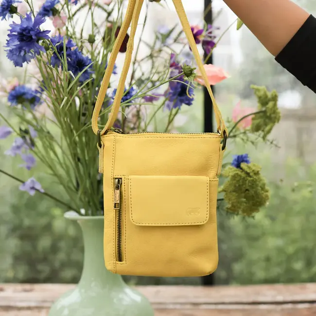 Bear Design Telefoontasje 'Davide' Butter Yellow