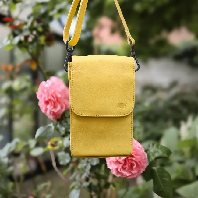 Bear Design Schoudertasje 'Robbie' 2.0 - Butter Yellow