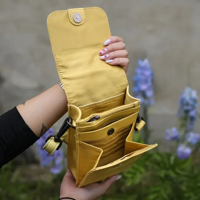 Bear Design Schoudertasje 'Robbie' 2.0 - Butter Yellow