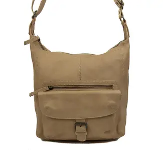 Bear Design Schoudertas 'Anna' Baltic Beige - Cow Lavato Collectie