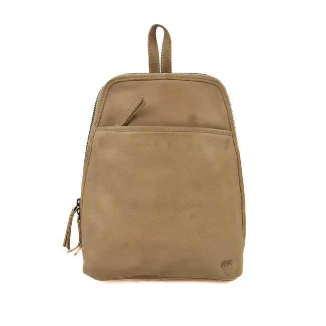 Bear Design Rugzak 'Iris' Baltic Beige - Cow Lavato Collectie