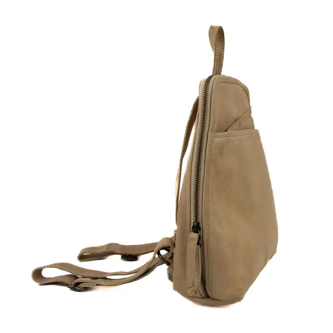 Bear Design Rugzak 'Iris' Baltic Beige - Cow Lavato Collectie