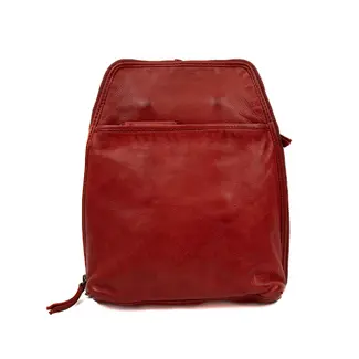 Bear Design Rugzak 'Iris' Rood - Cow Lavato Collectie