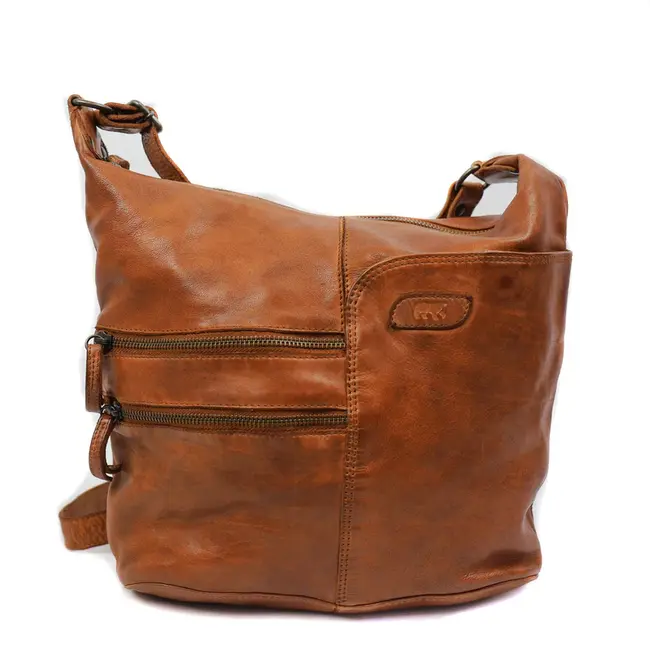 Bear Design  Schoudertas 'Frieda' Cognac Cow Lavato Collectie