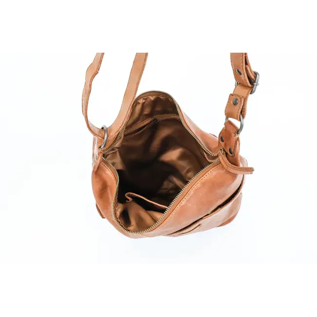 Bear Design  Schoudertas 'Frieda' Cognac Cow Lavato Collectie