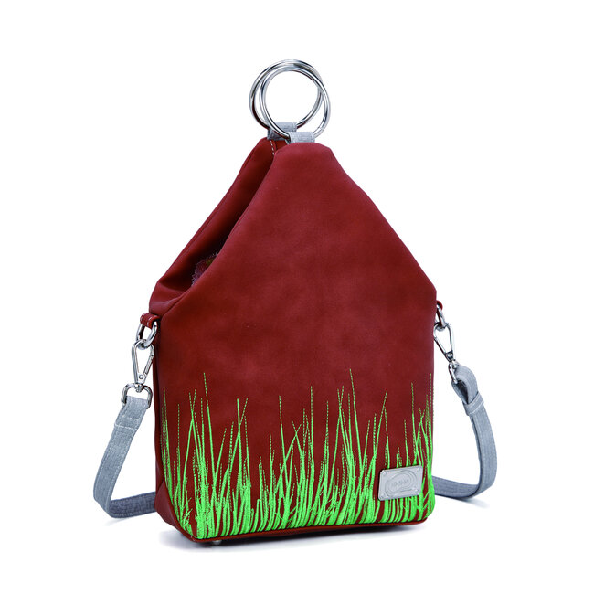 Hi-di-Hi 'Wildflower' 4-in-1 tas - Red