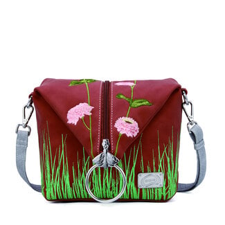 Hi-di-Hi 'Wildflower' 4-in-1 tas - Red