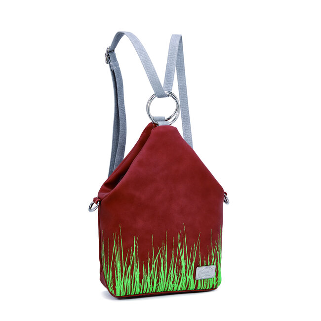 Hi-di-Hi 'Wildflower' 4-in-1 tas - Red