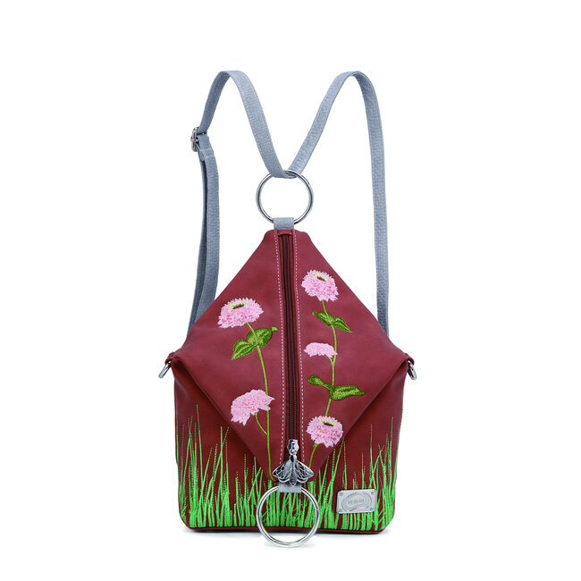 Hi-di-Hi 'Wildflower' 4-in-1 tas - Red