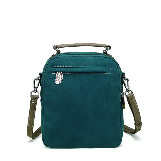 Hi-di-Hi 'Little Climber' Crossbody Bag Petrol/Beige LCL02
